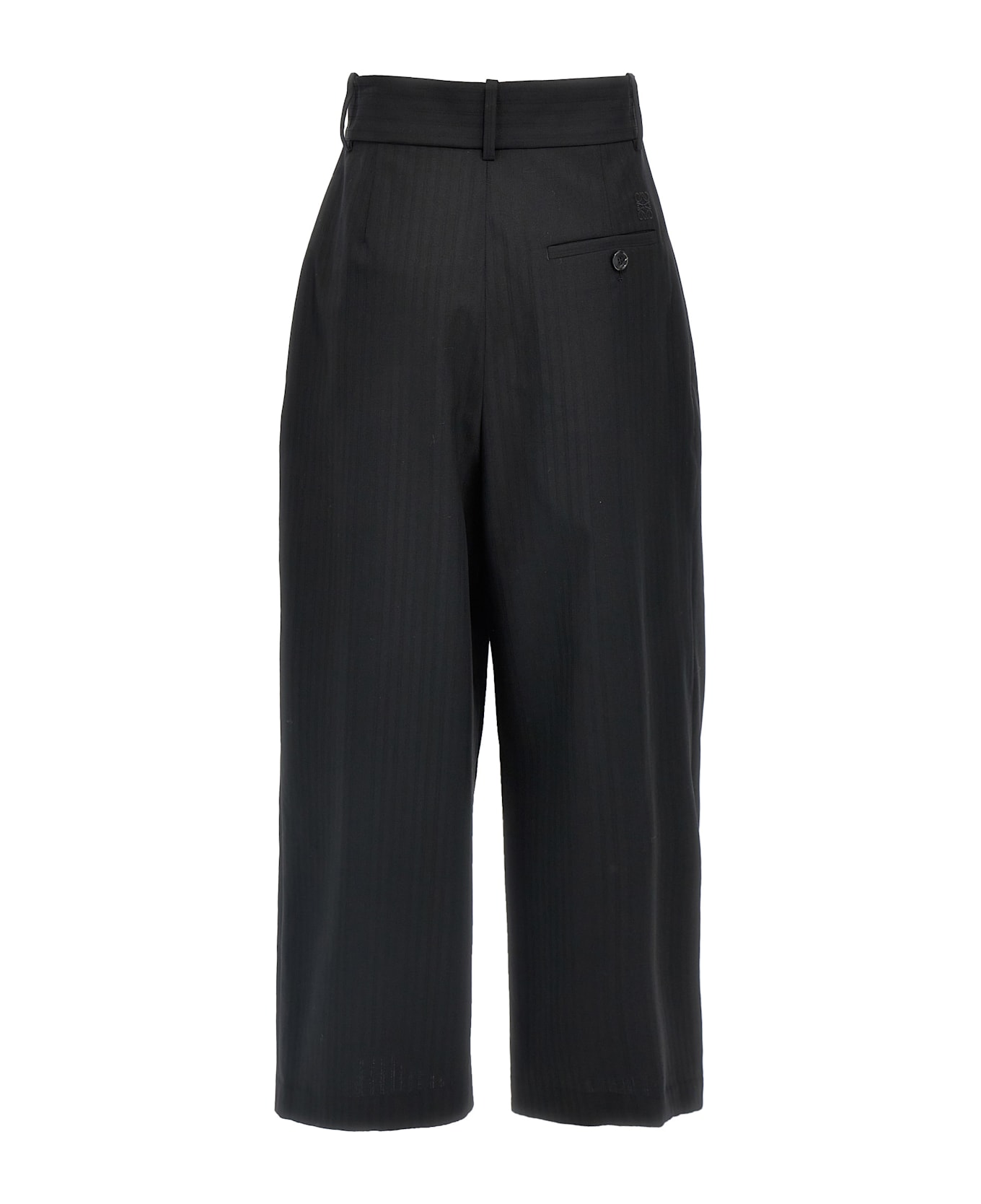 Loewe 'cropped Wrap' Pants - Black  