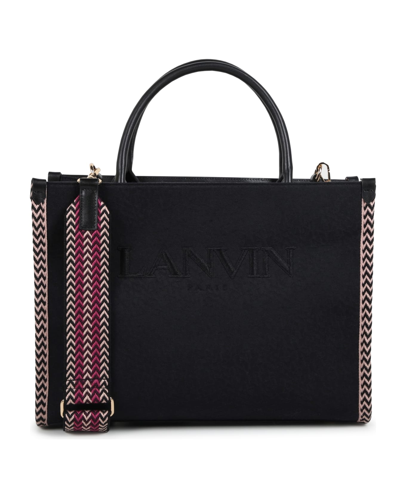 Lanvin Borsa Con Logo - Beige