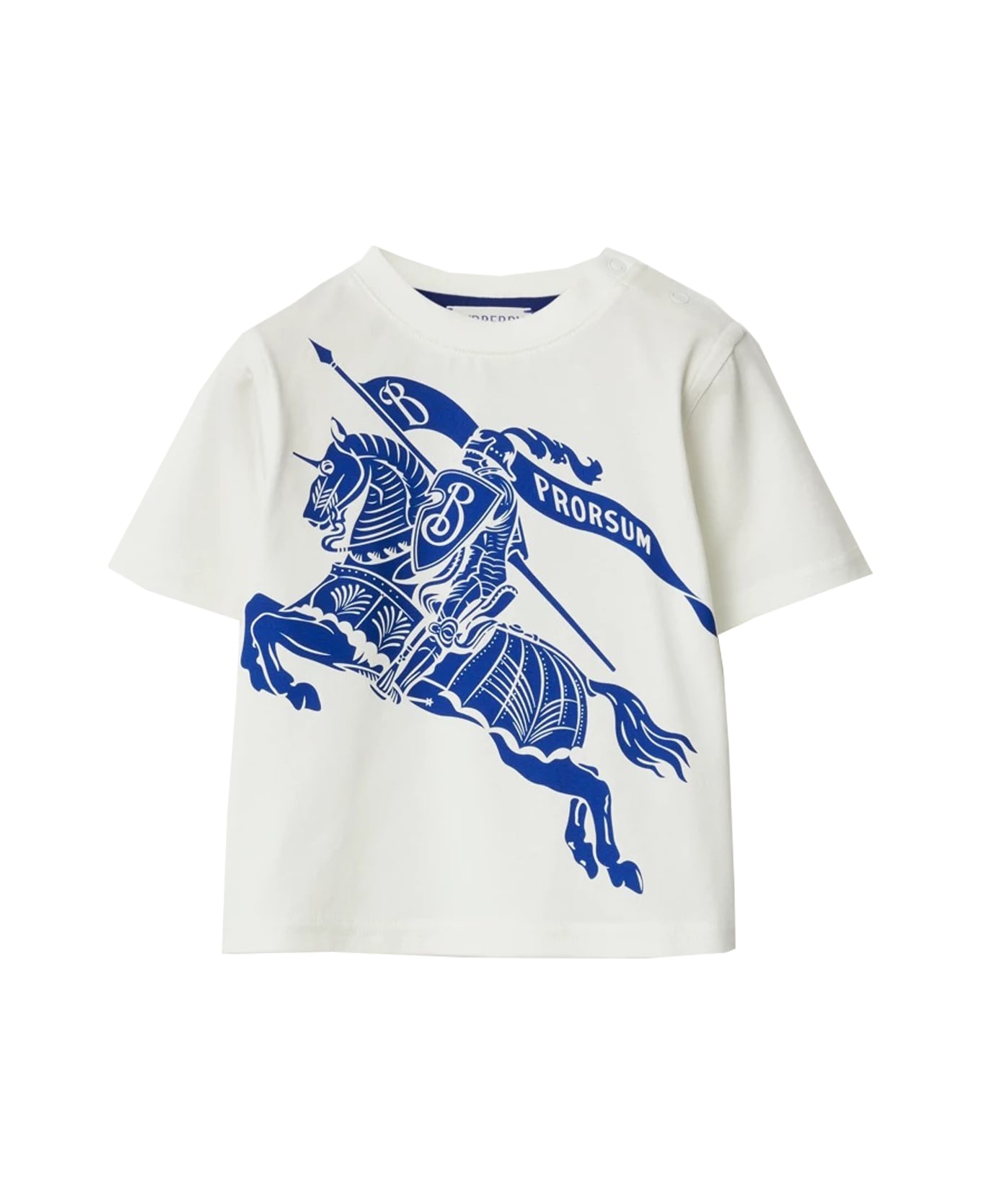 Burberry Cotton T-shirt With Ekd - White Tシャツ＆ポロシャツ
