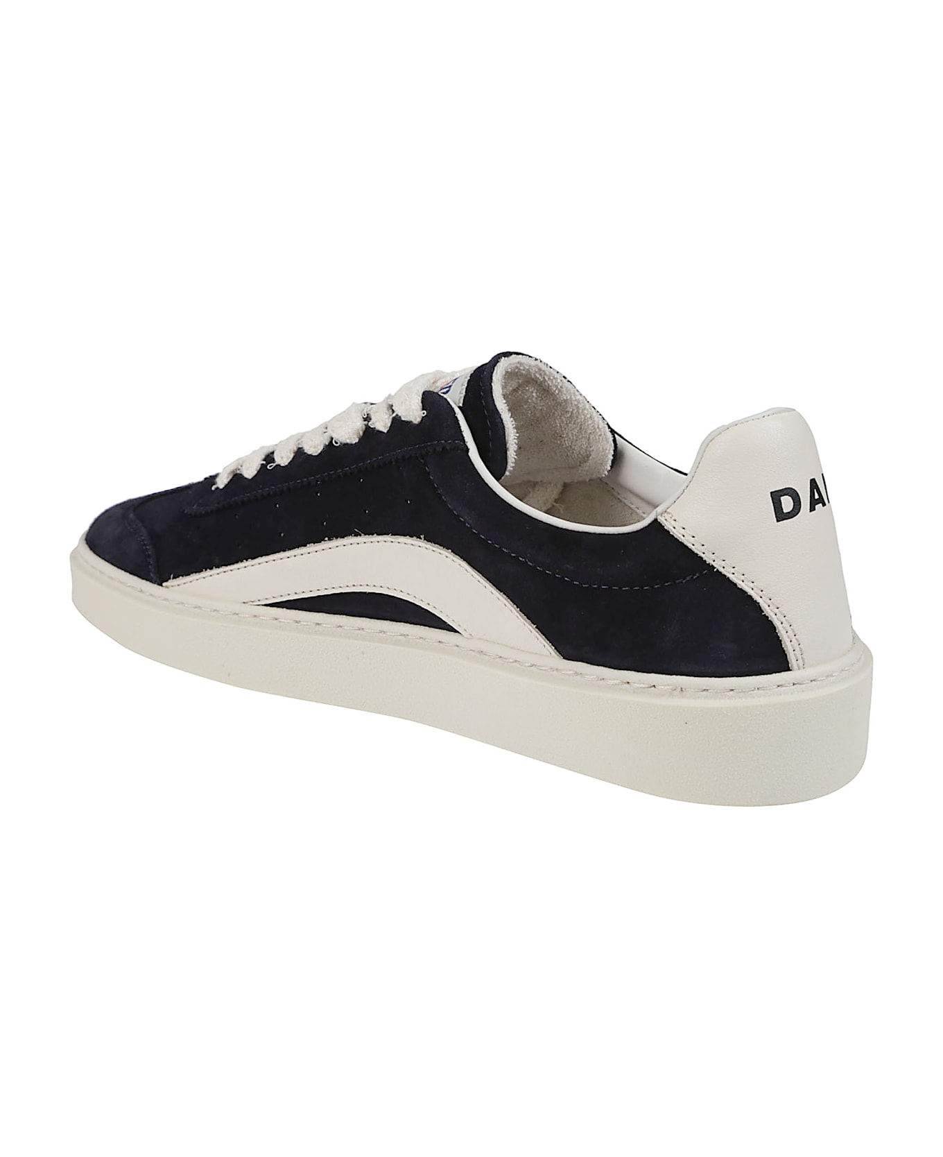 Dsquared2 Rider Lace-up Low Top Sneakers - Navy/crema
