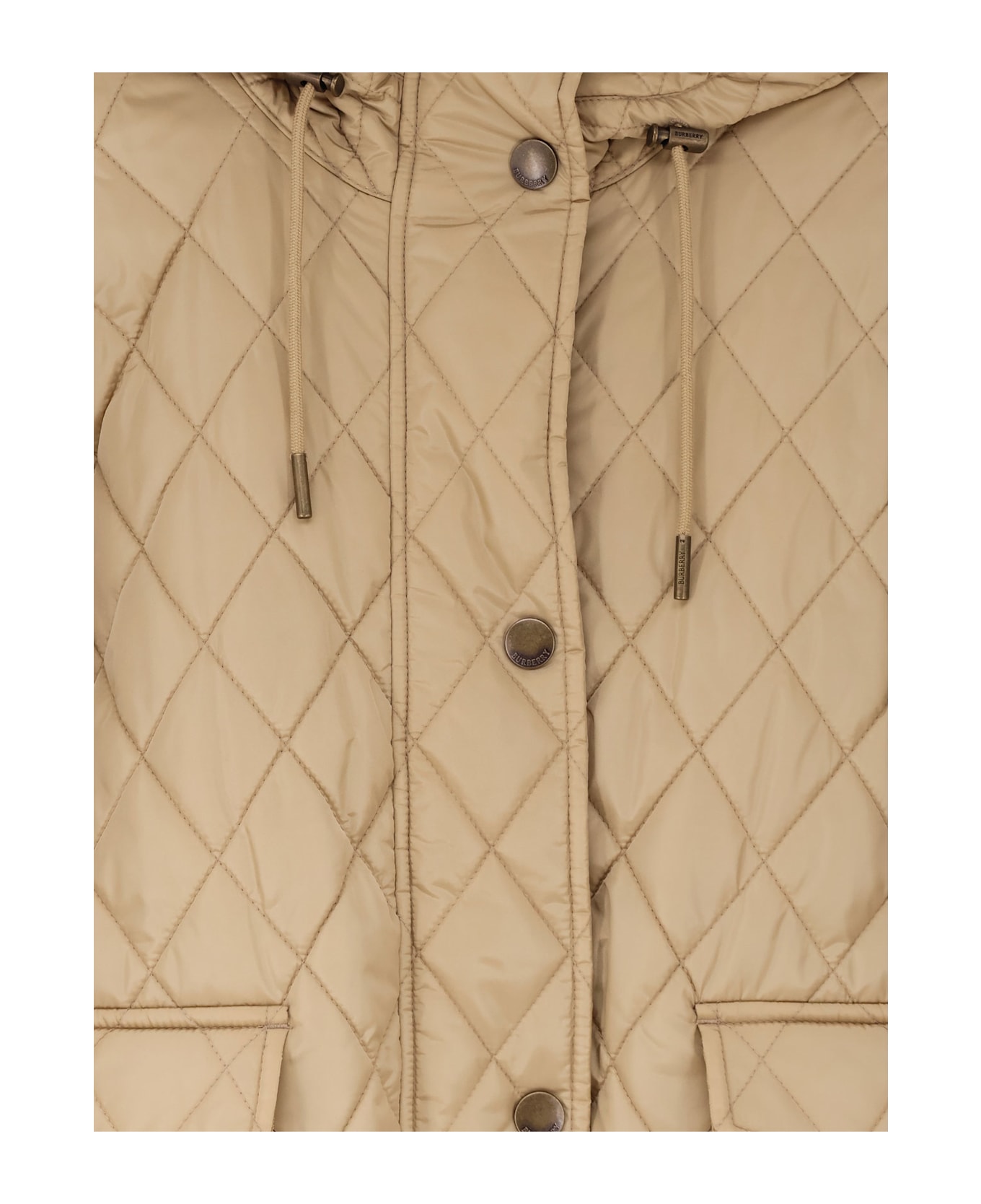 Burberry Stitched Nylon Jacket - FLAX