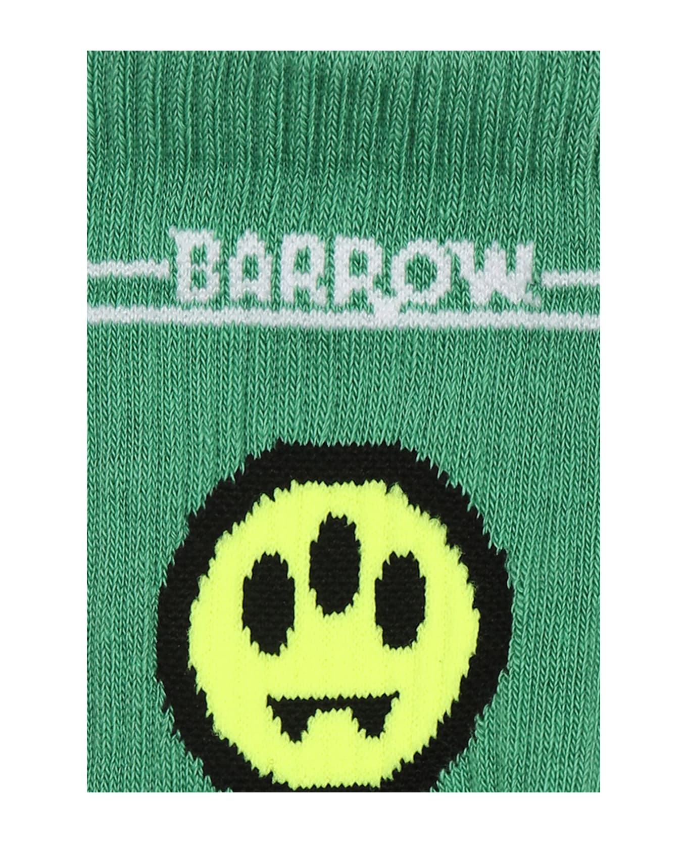 Barrow Green Socks For Kids With Smiley - Green