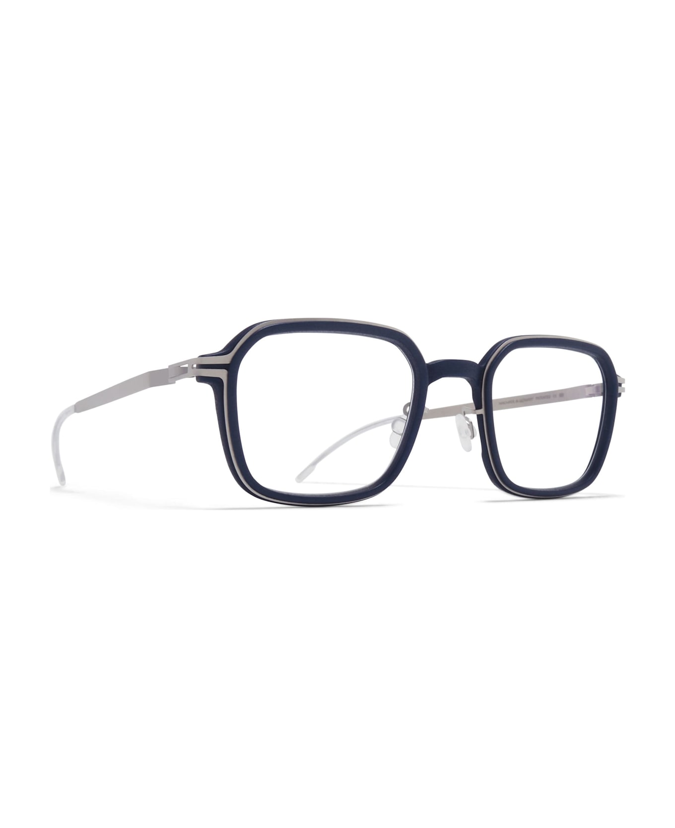 Mykita Rowan - Indigo / Matte Silver Rx Glasses - blue