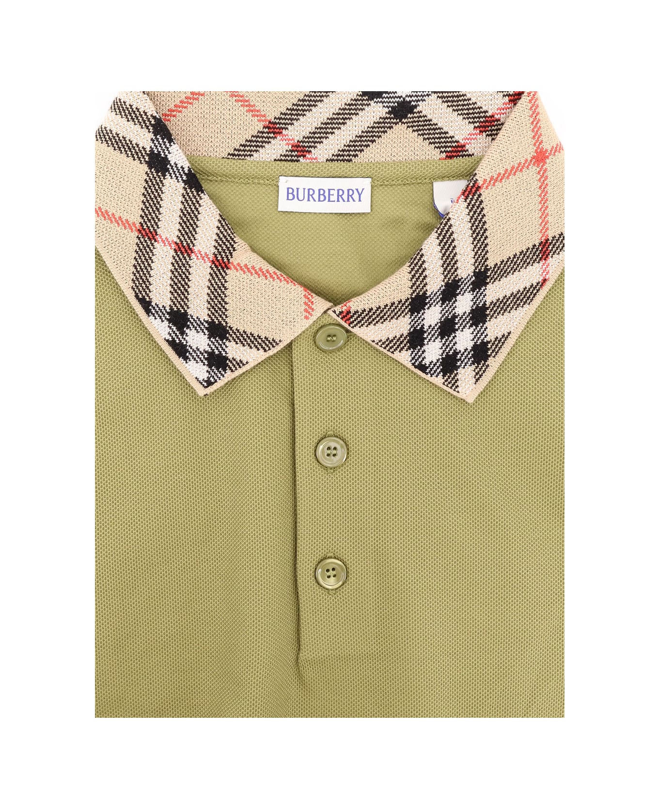 Burberry Organic Cotton Blend Polo Shirt - ESTATE
