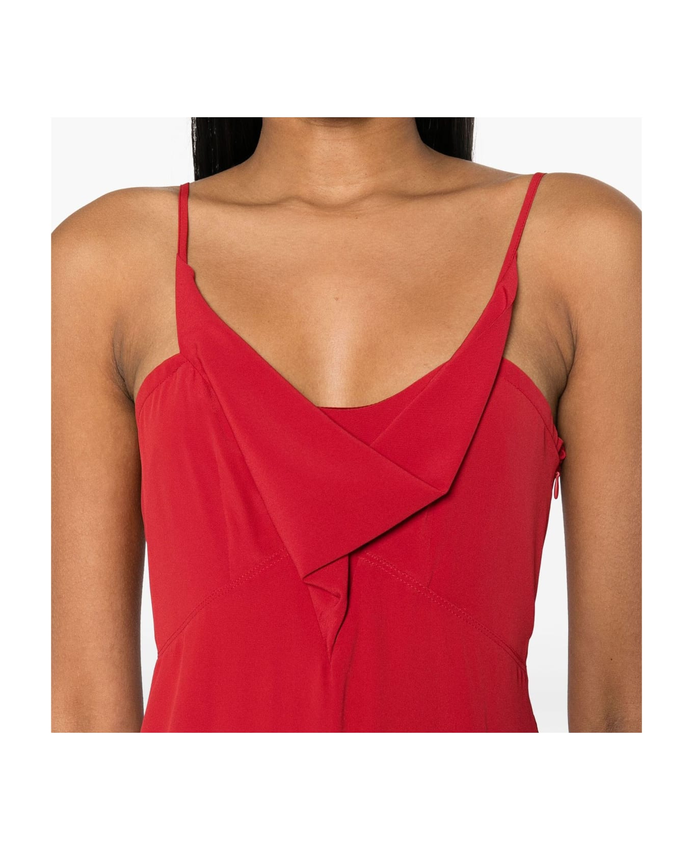 Isabel Marant Red Silk Blend Kapri Long Dress - Red