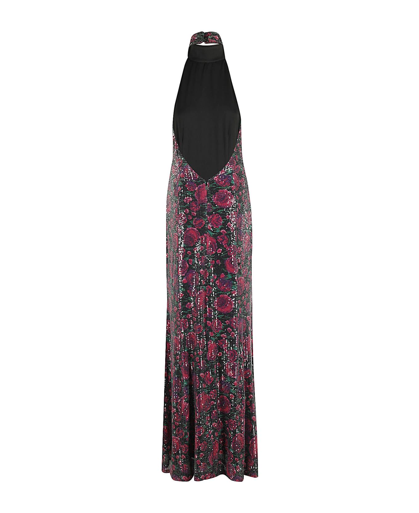 Rotate by Birger Christensen Sequin Embellished Open-back Maxi Dress