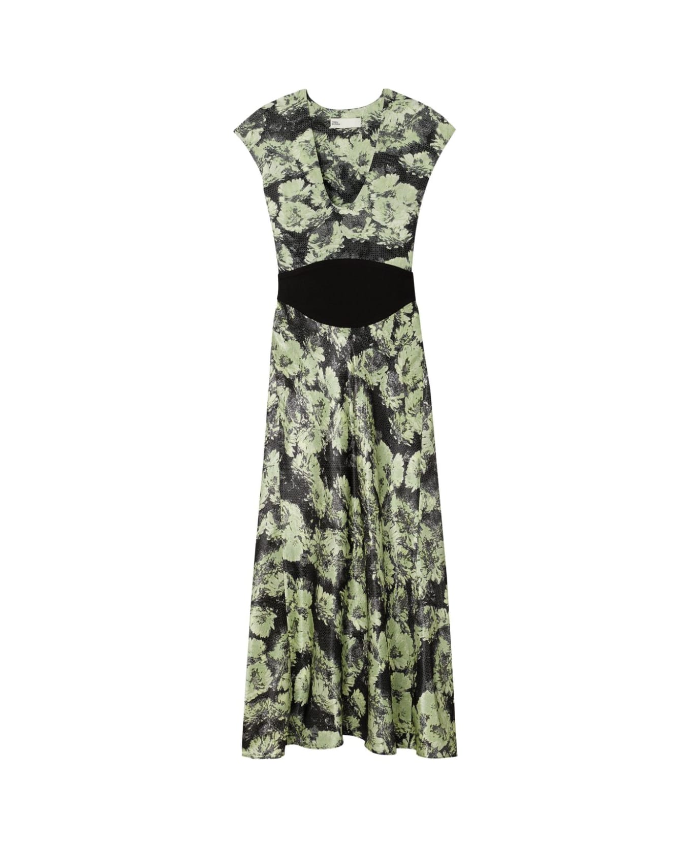 Tory Burch Printed Midi Dress - Green