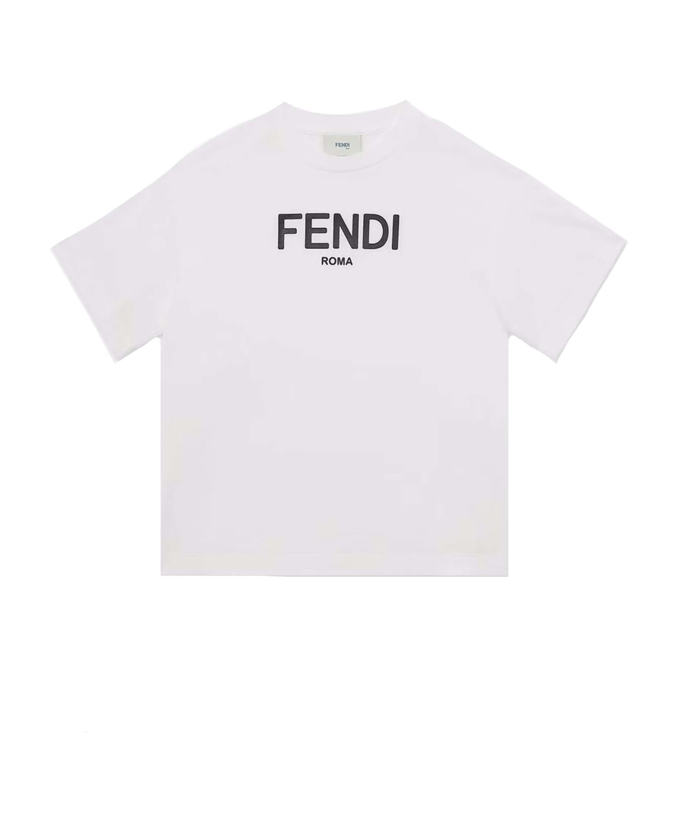 Fendi Kids T-shirts And Polos White - White
