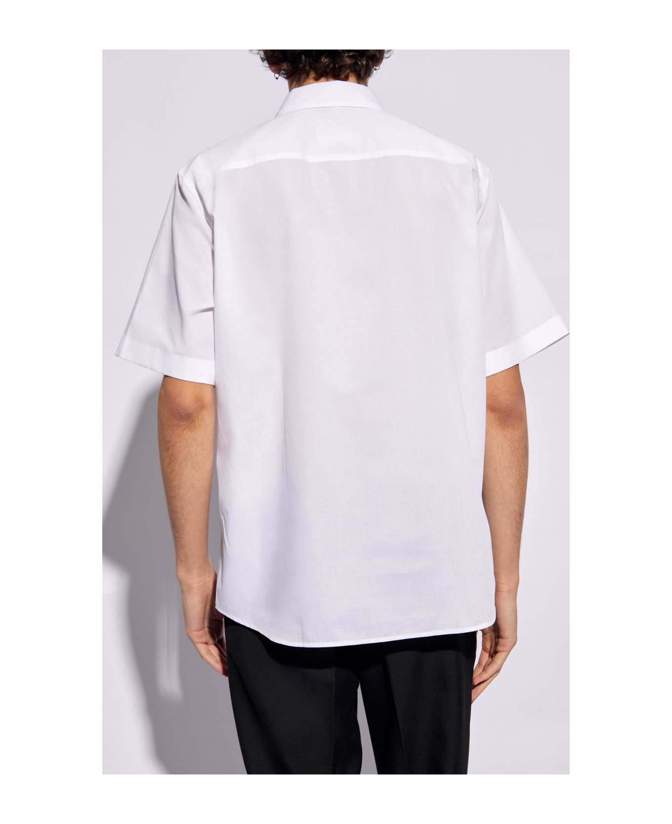 Versace Jeans Couture Shirt With Short Sleeves - White