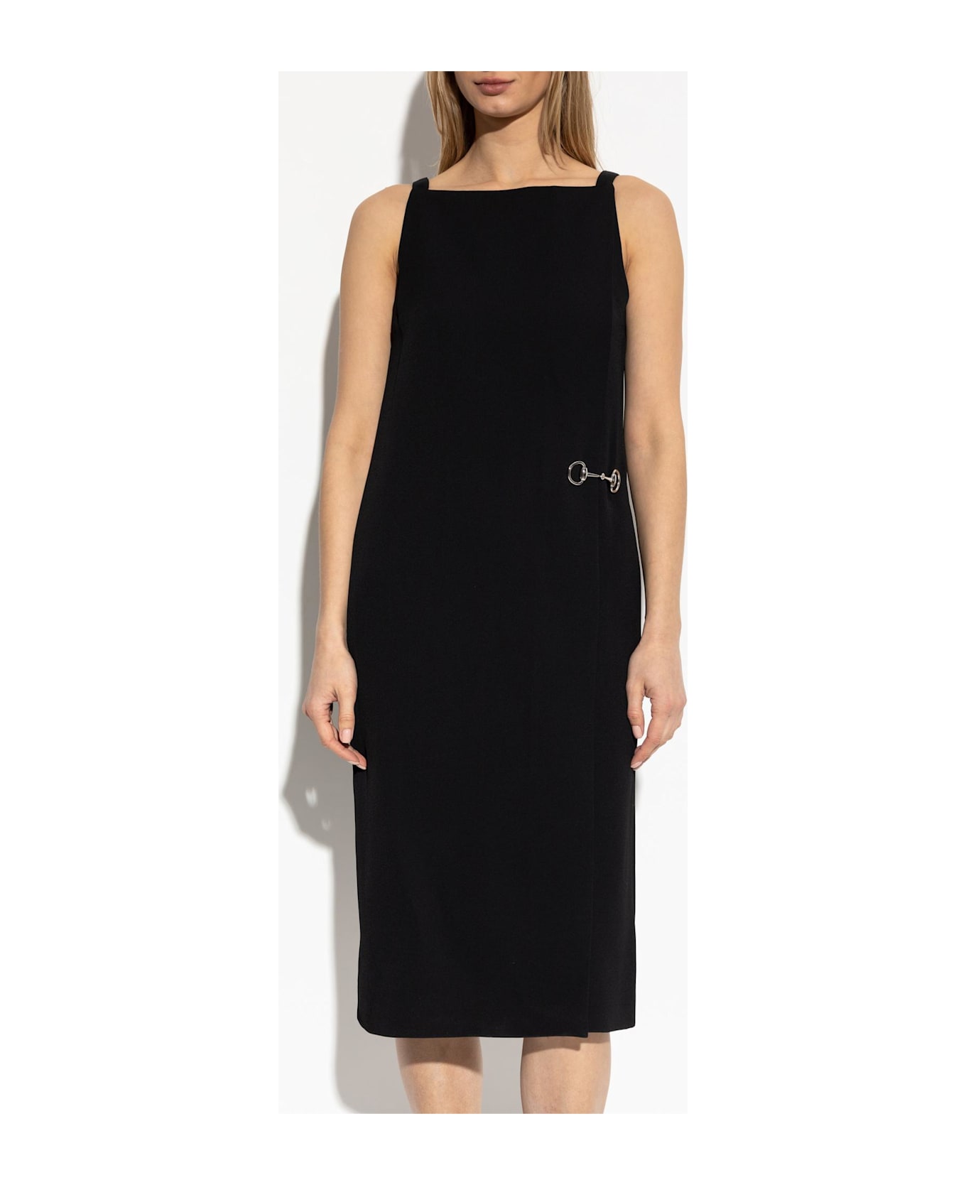 Gucci Dress With Applique - Nero