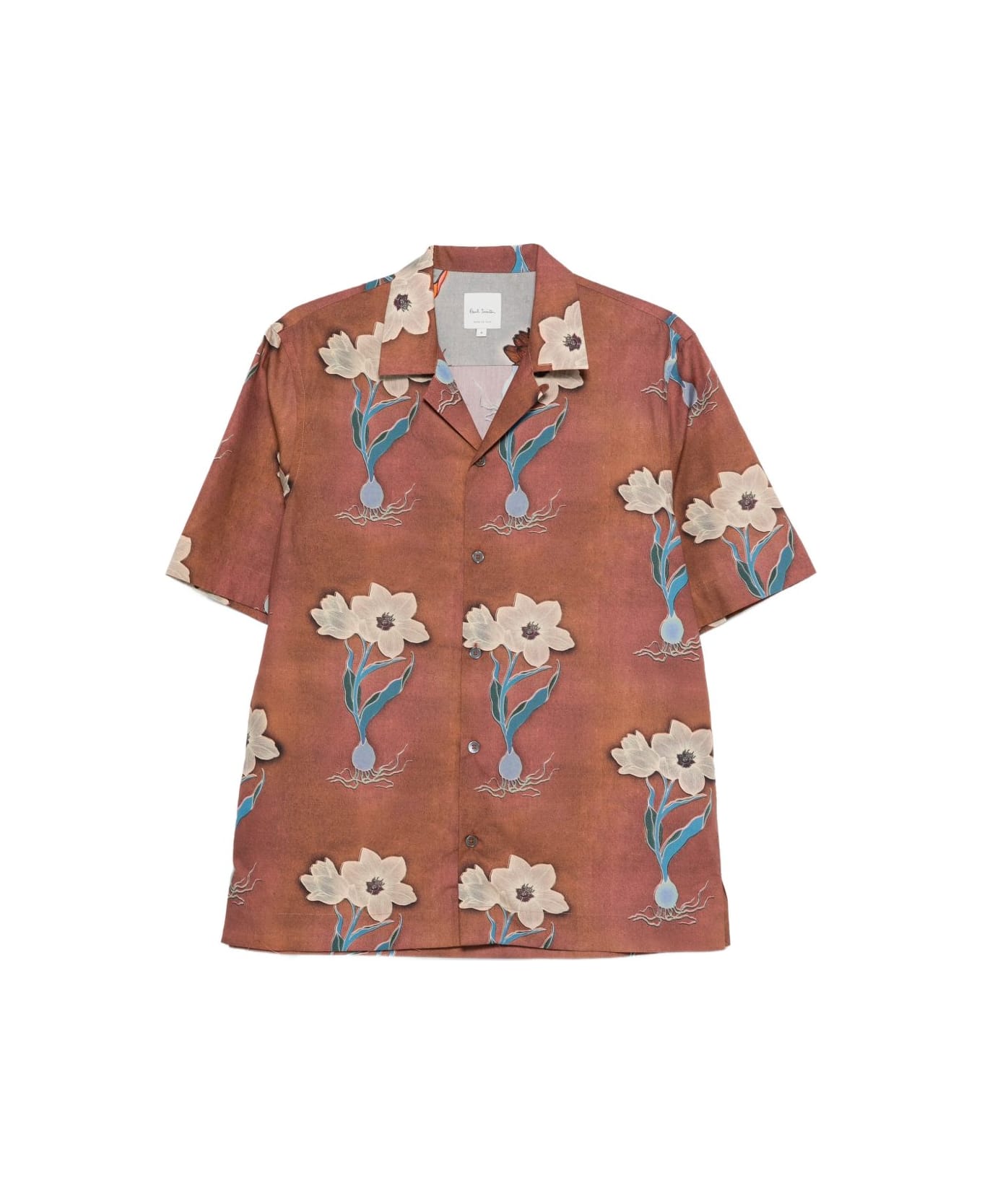 Paul Smith Printed Shirt - Orange