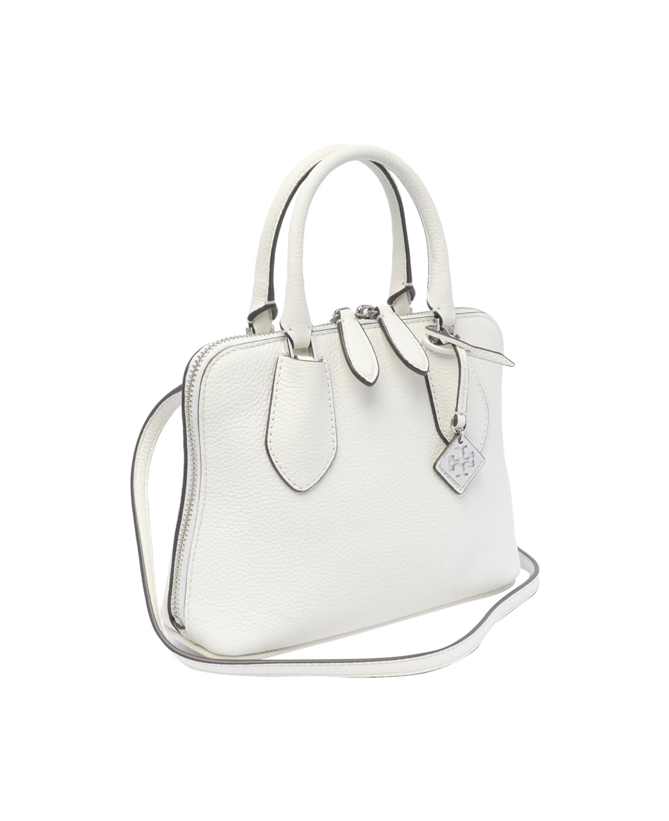 Tory Burch Mini Swing Handbag - White