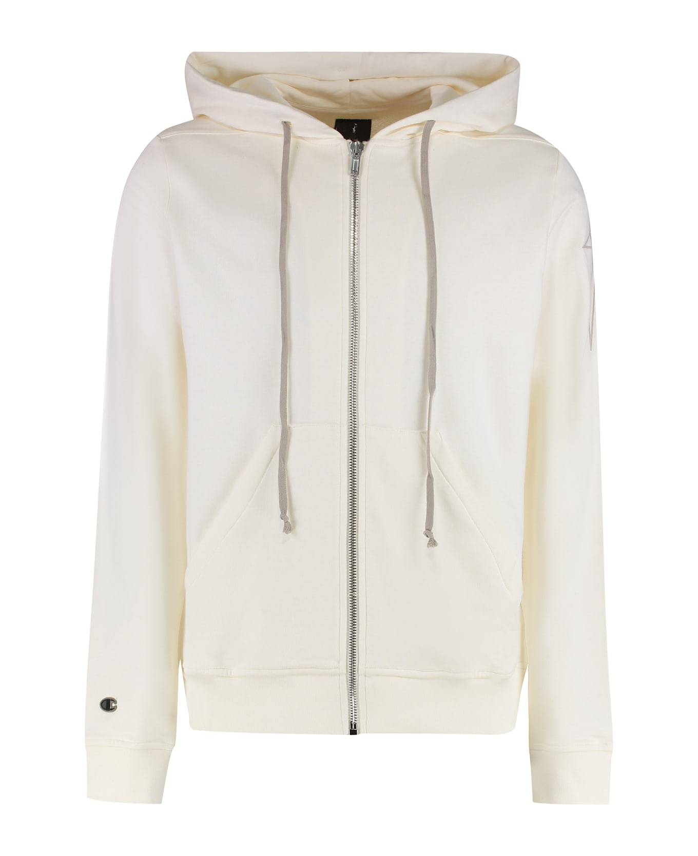 Rick Owens X Champion - Jason
s Full Zip Hoodie - panna