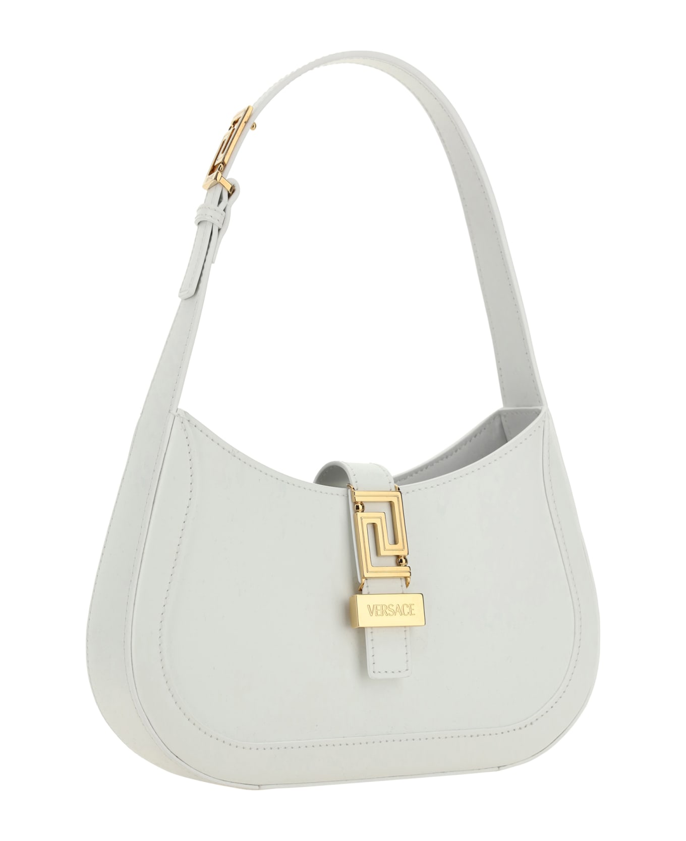 Versace Greca Goddess Handbags - WHITE