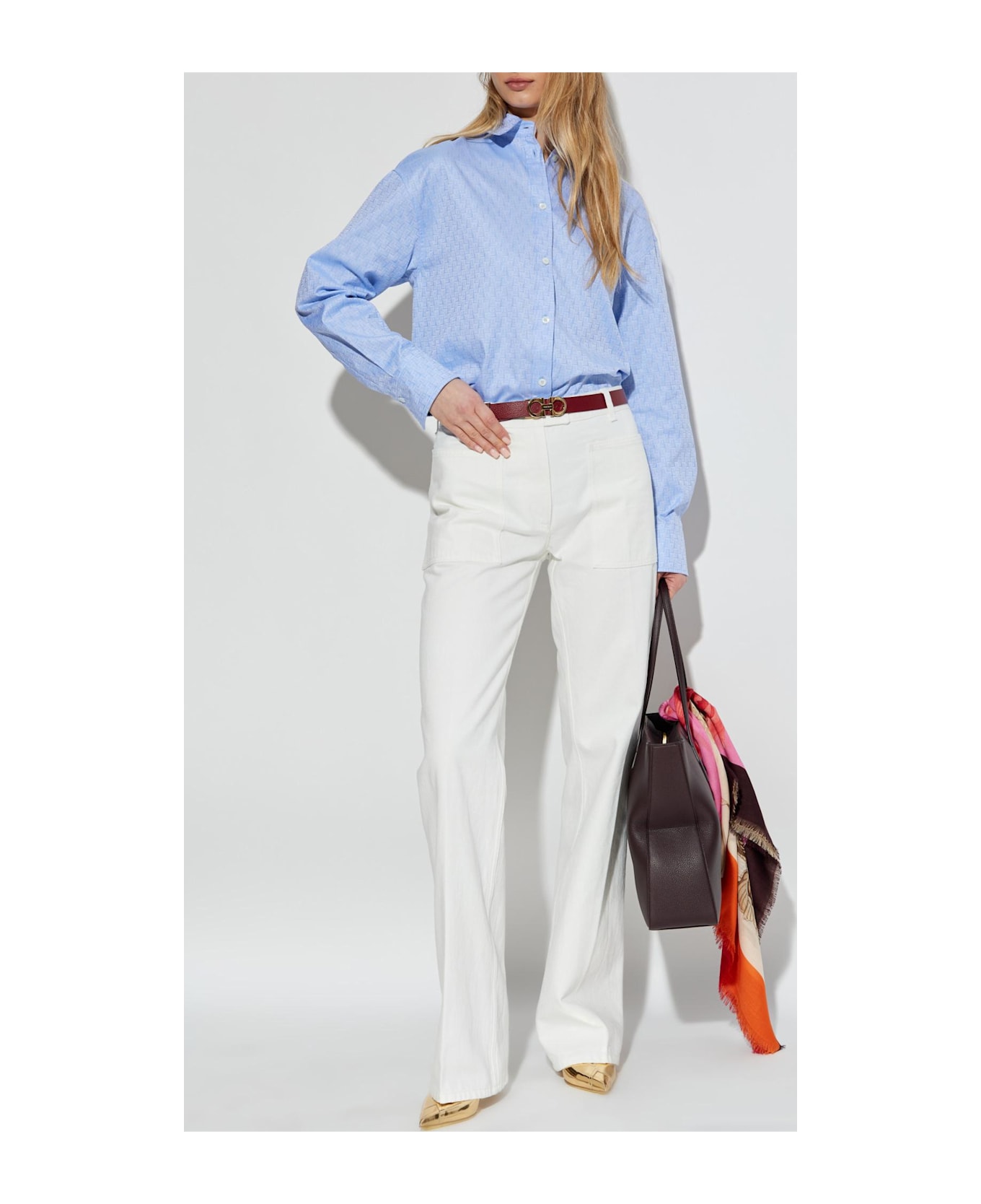 Ferragamo Straight-leg Jeans - WHITE