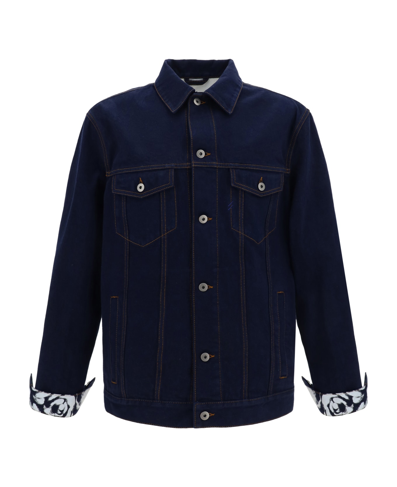 Burberry Indigo Blue Cotton Jacket - Blue