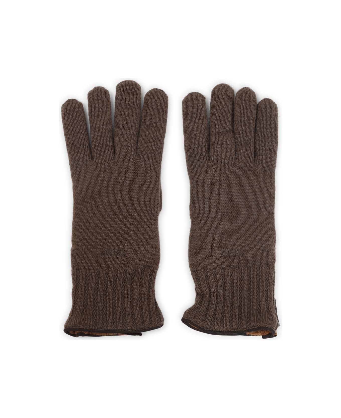 Zegna Oasi Gloves - Marrone Medio Unito