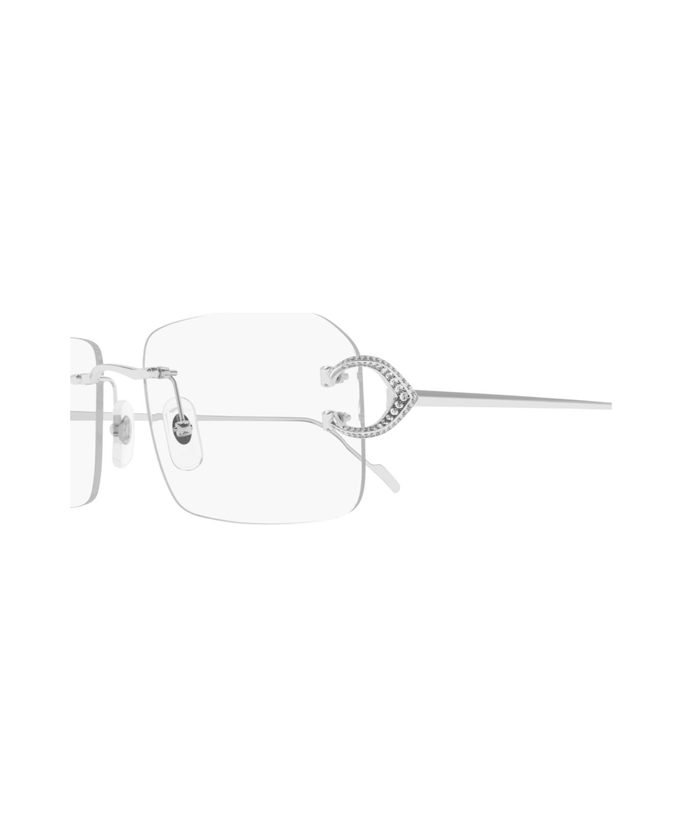 Cartier Eyewear Ct0489o003 Silver Silver Transpa - 003 silver silver transpa