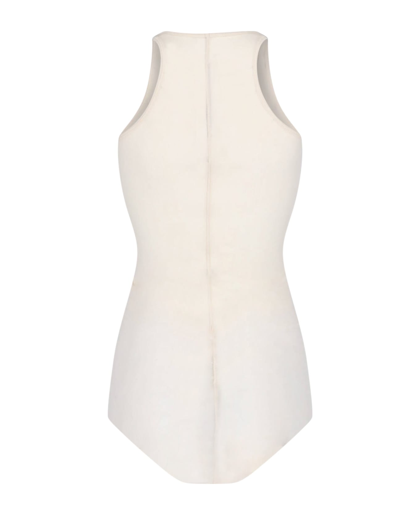 Rick Owens Ribbed Tank Top - Cream