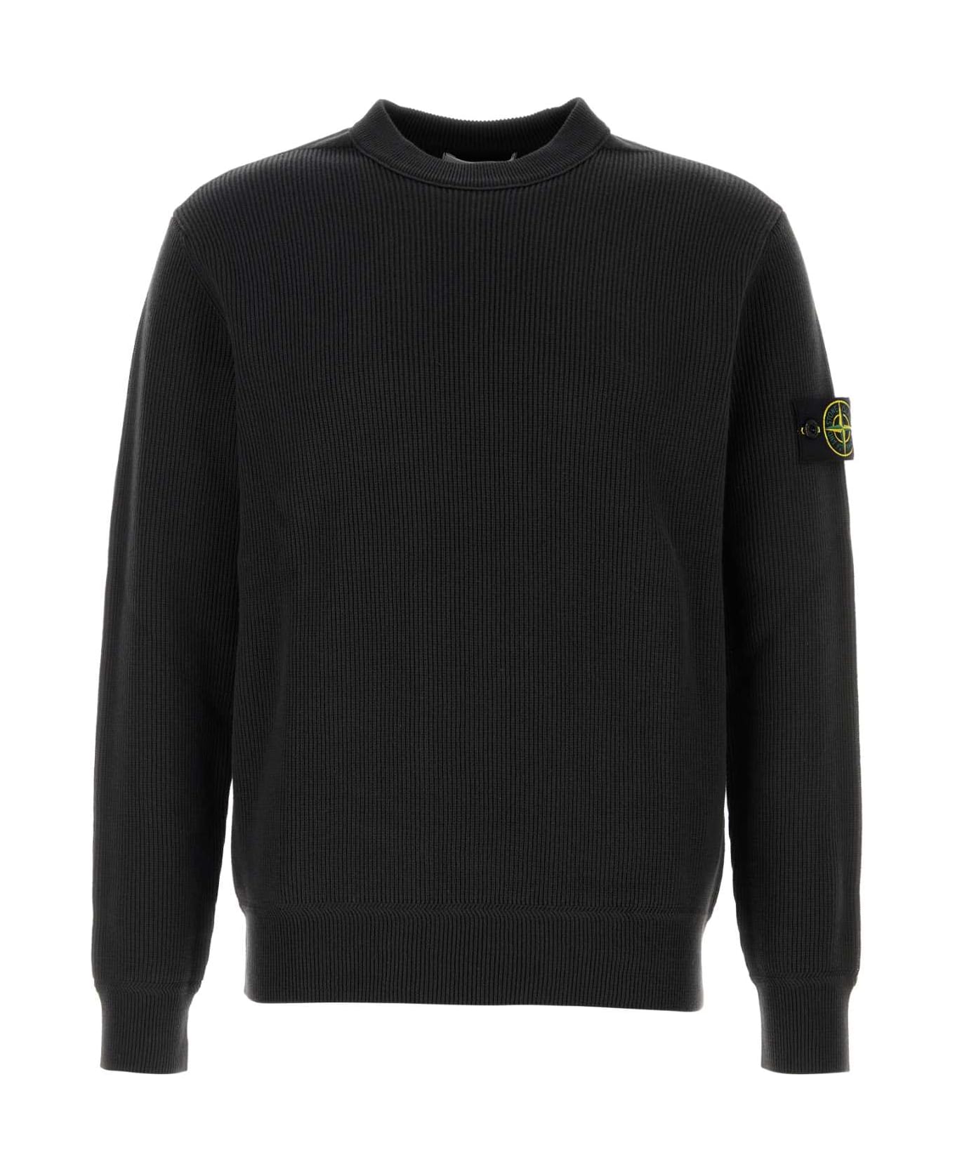 Stone Island Charcoal Cotton Sweater - MULTI