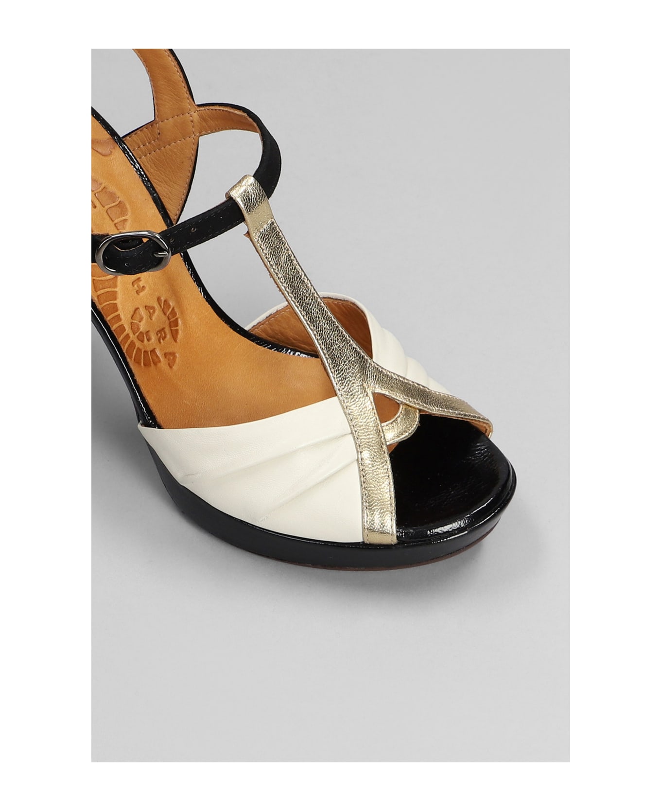 Chie Mihara Cassan Sandals In Beige Leather - beige