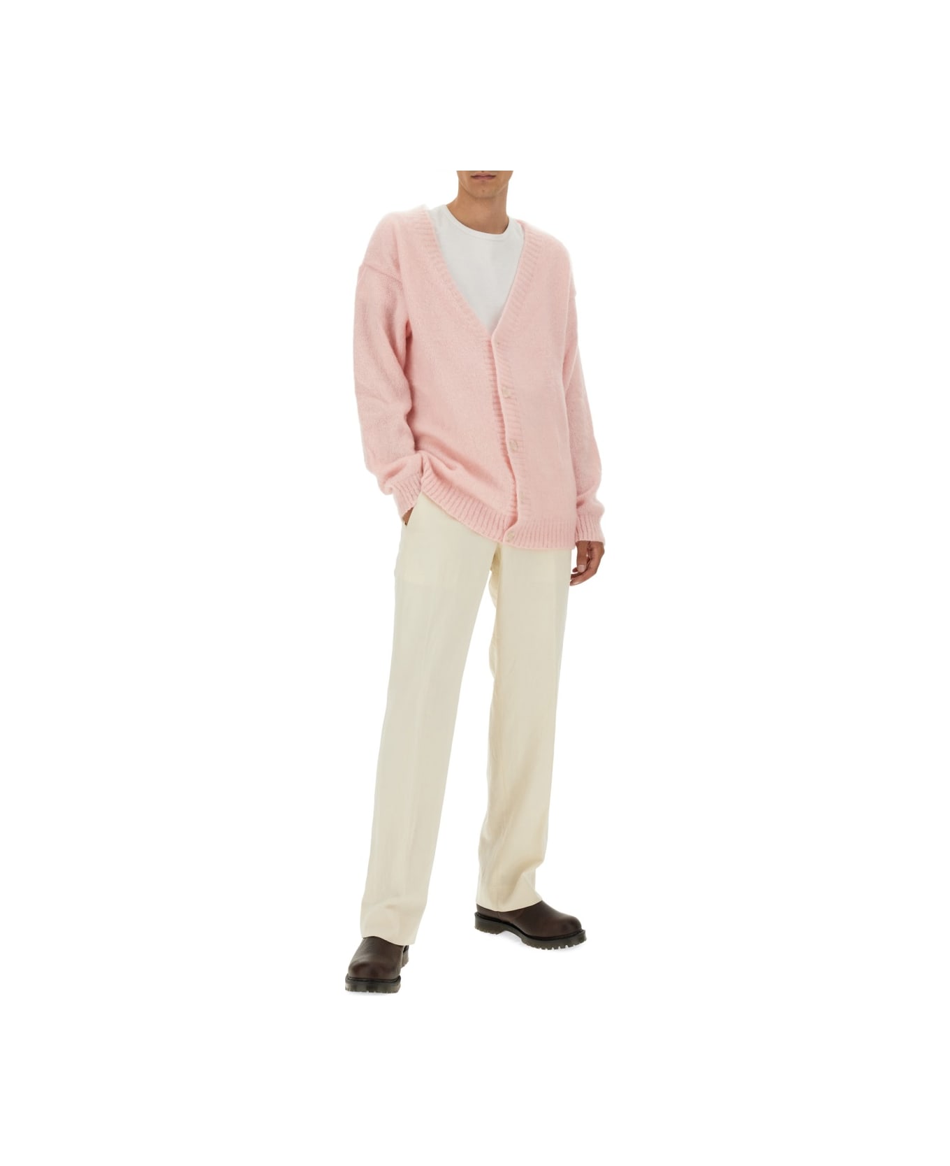 Family First Milano Mohair Cardigan - PINK カーディガン