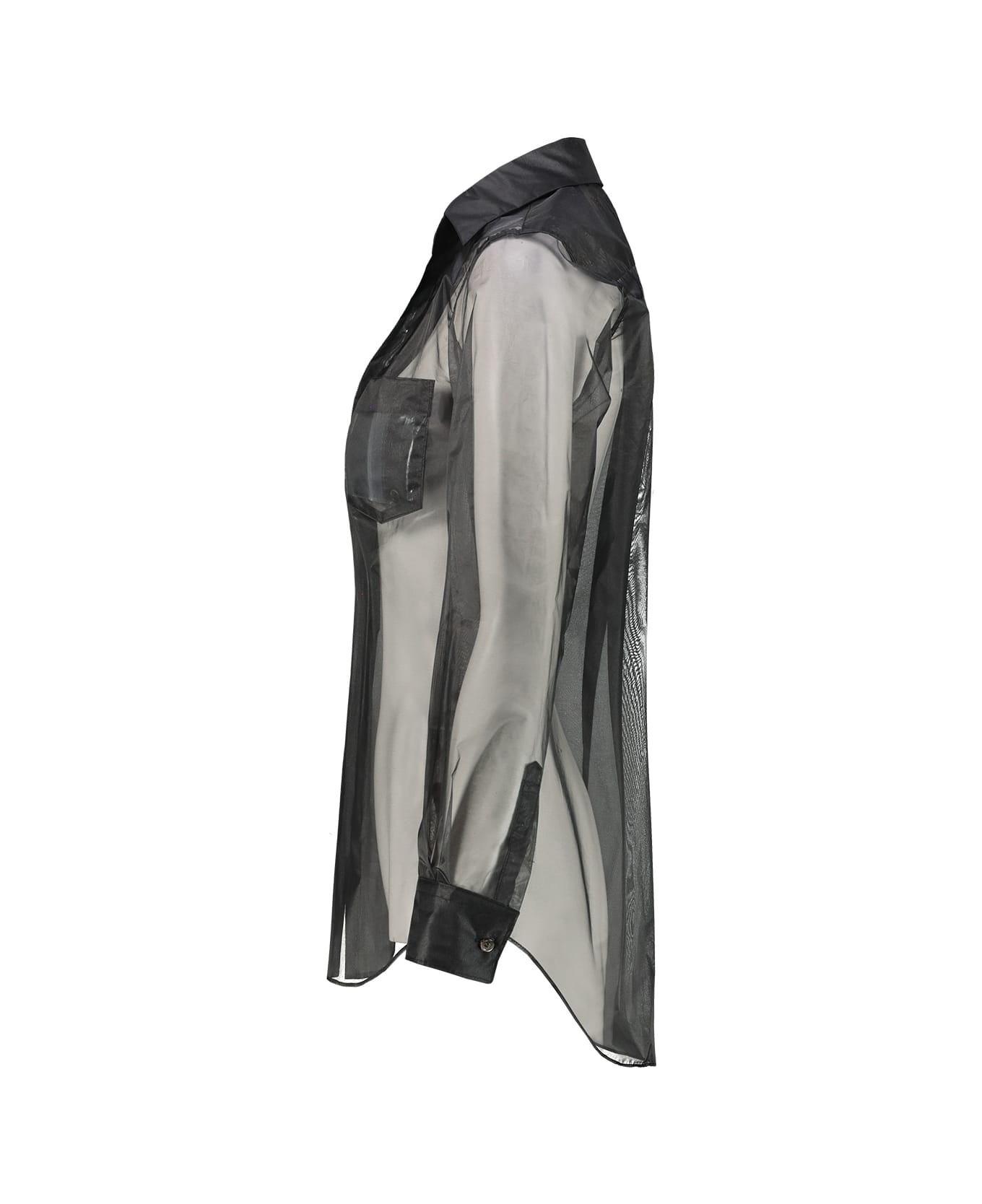 Comme des Garçons Classic Shirt In Nylon - Black
