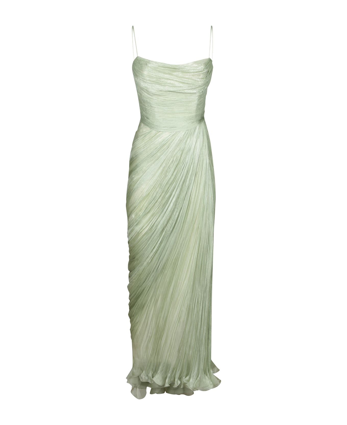 Maria Lucia Hohan Regina Gown In Aqua Green - Green