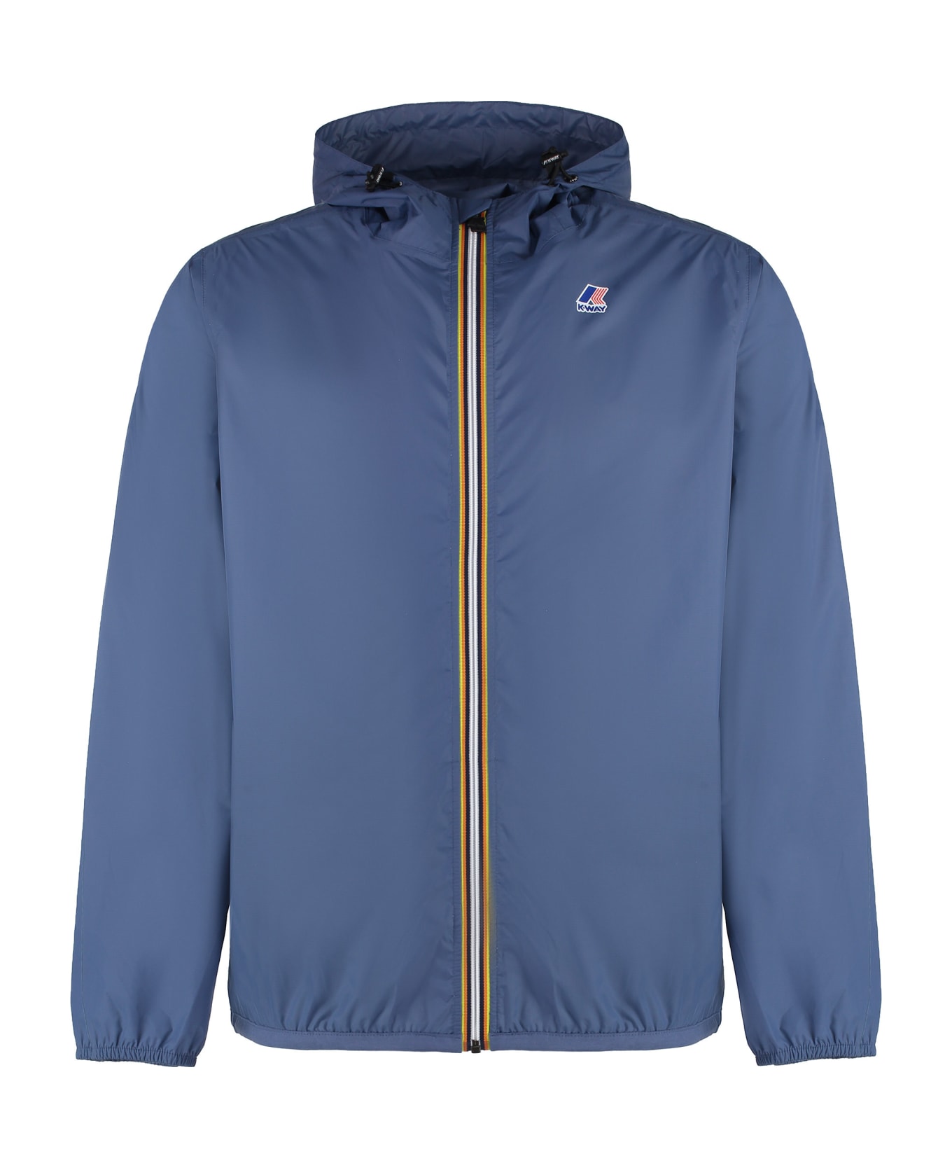 K-Way Le Vrai 3.0 Claude Hooded Nylon Jacket - blue
