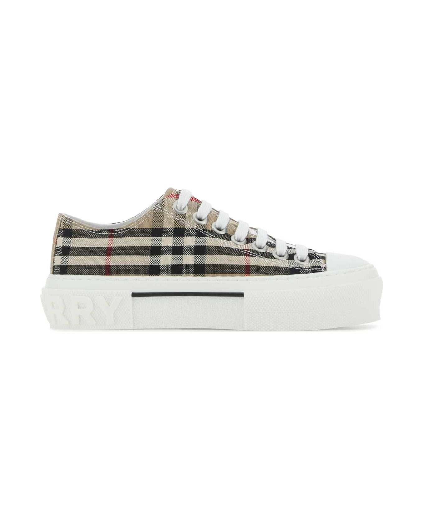 Burberry Printed Canvas Sneakers - A7028