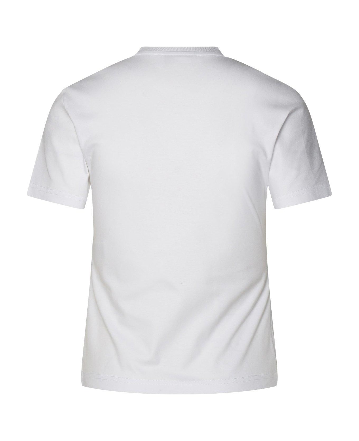 Lanvin Cut-out Short-sleeved T-shirt - WHITE