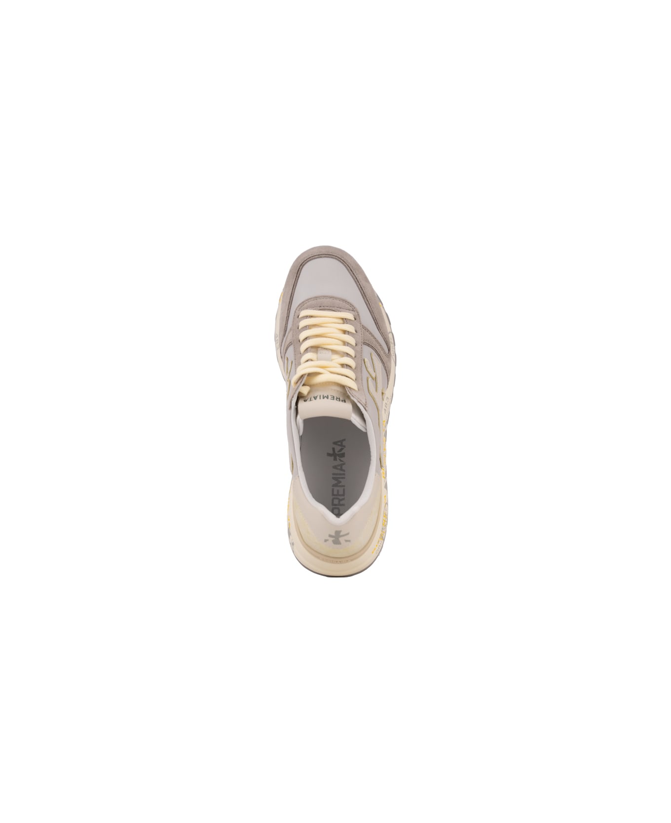 Premiata Mick 6615 Sneakers - Grey Beige Yellow