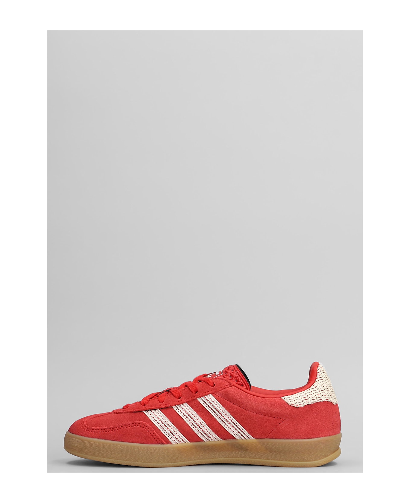 Adidas Gazelle Indoor Sneakers In Red Suede - red
