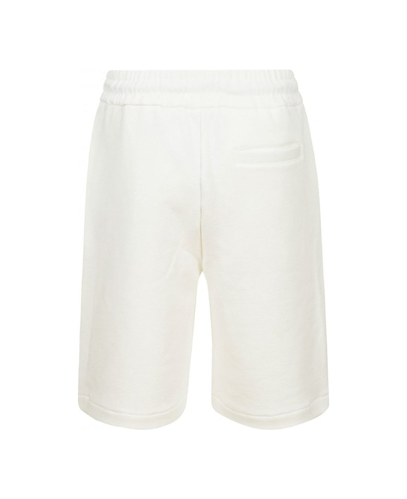 Missoni Cotton Logo Shorts - White