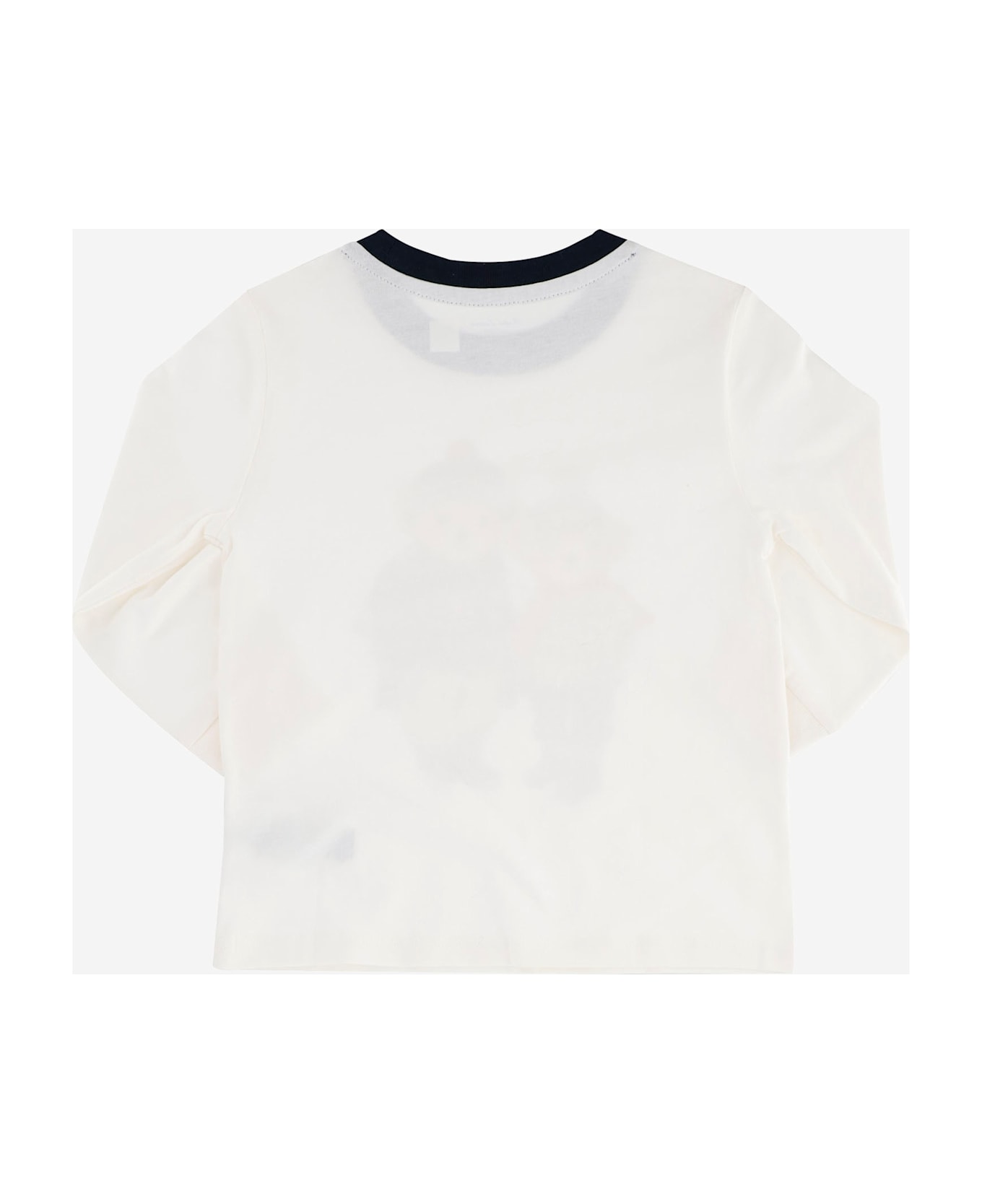 Ralph Lauren Cotton T-shirt With Polo Bear Pattern - White