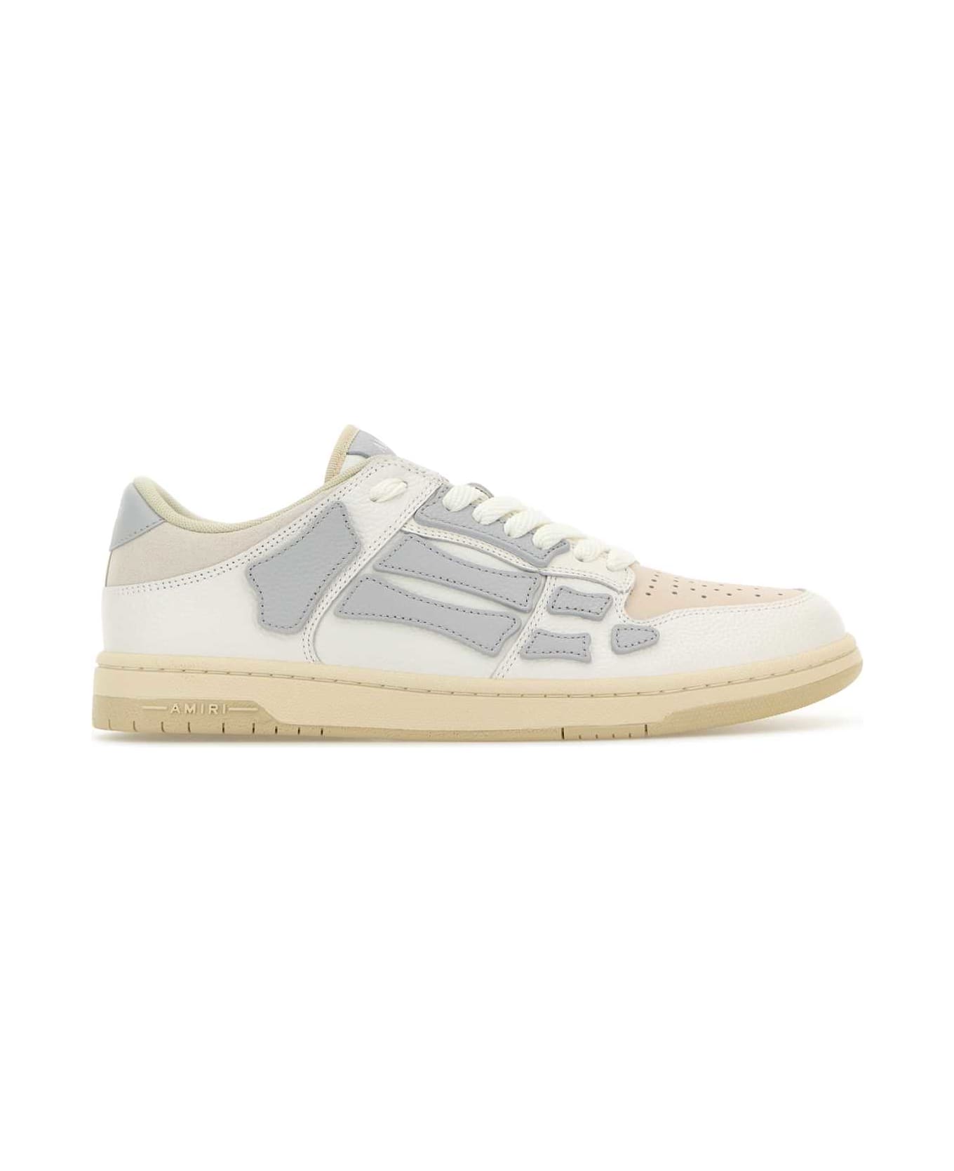 AMIRI Multicolor Leather Skel Sneakers - GREY