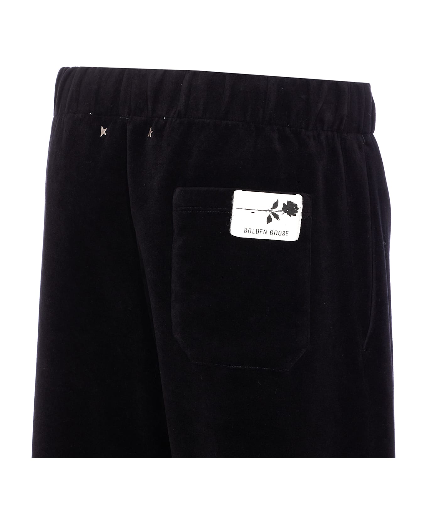 Golden Goose Velvet Pants - BLACK ボトムス