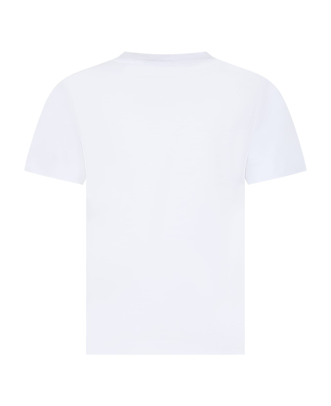 Hugo Boss White T-shirt For Boy With Logo - White
