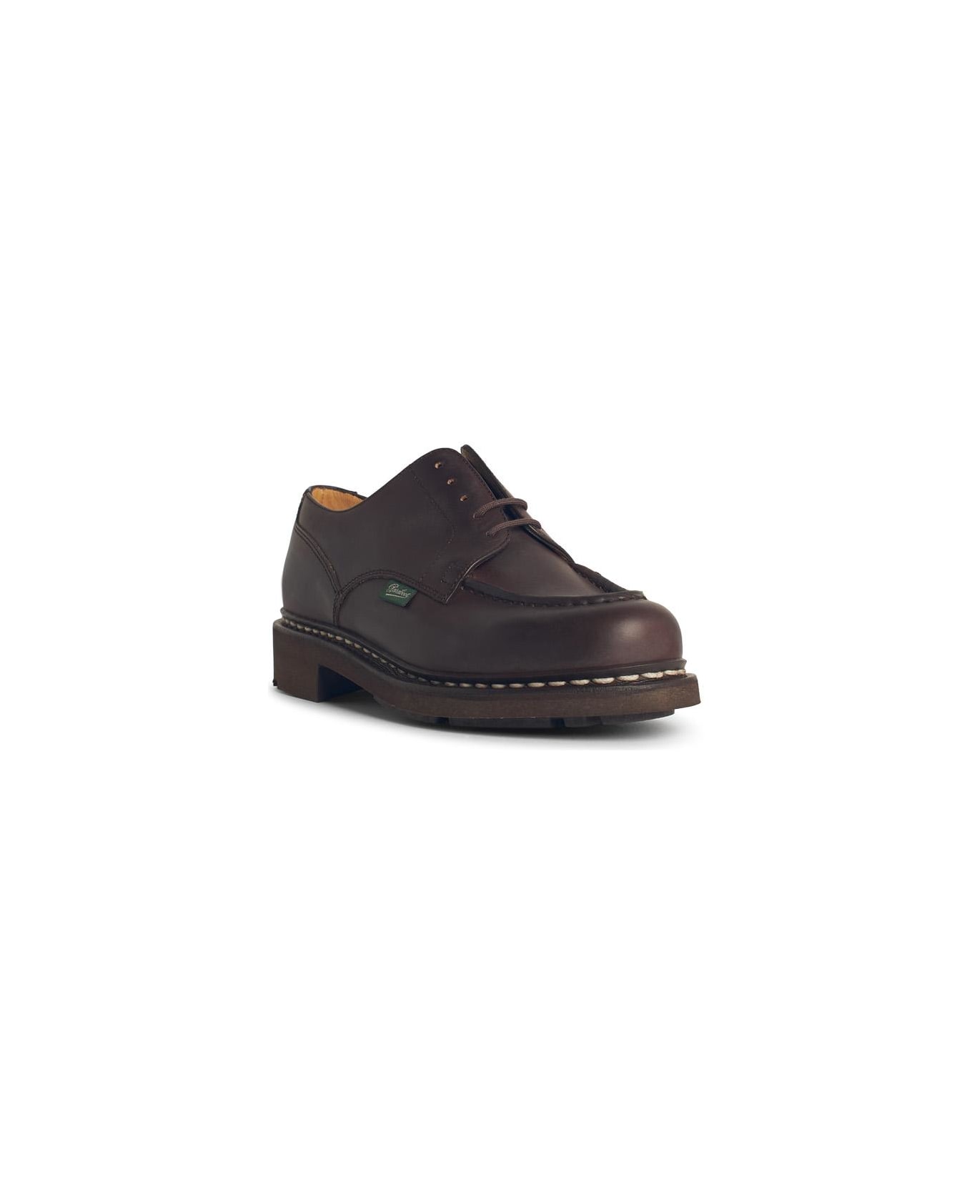Paraboot 'chambord' Brown Leather Scarpa - Brown