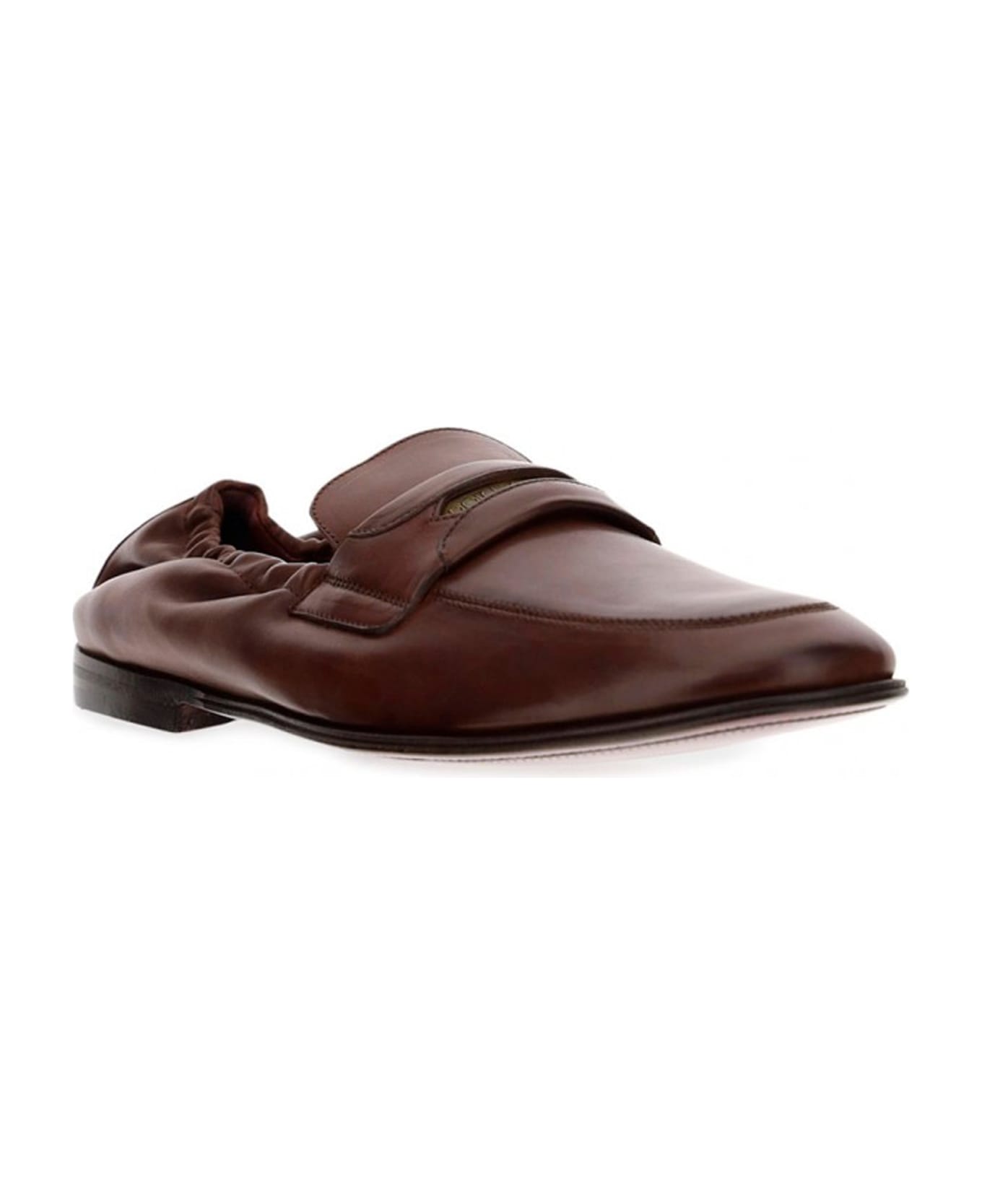 Dolce & Gabbana Leather Loafers - Brown