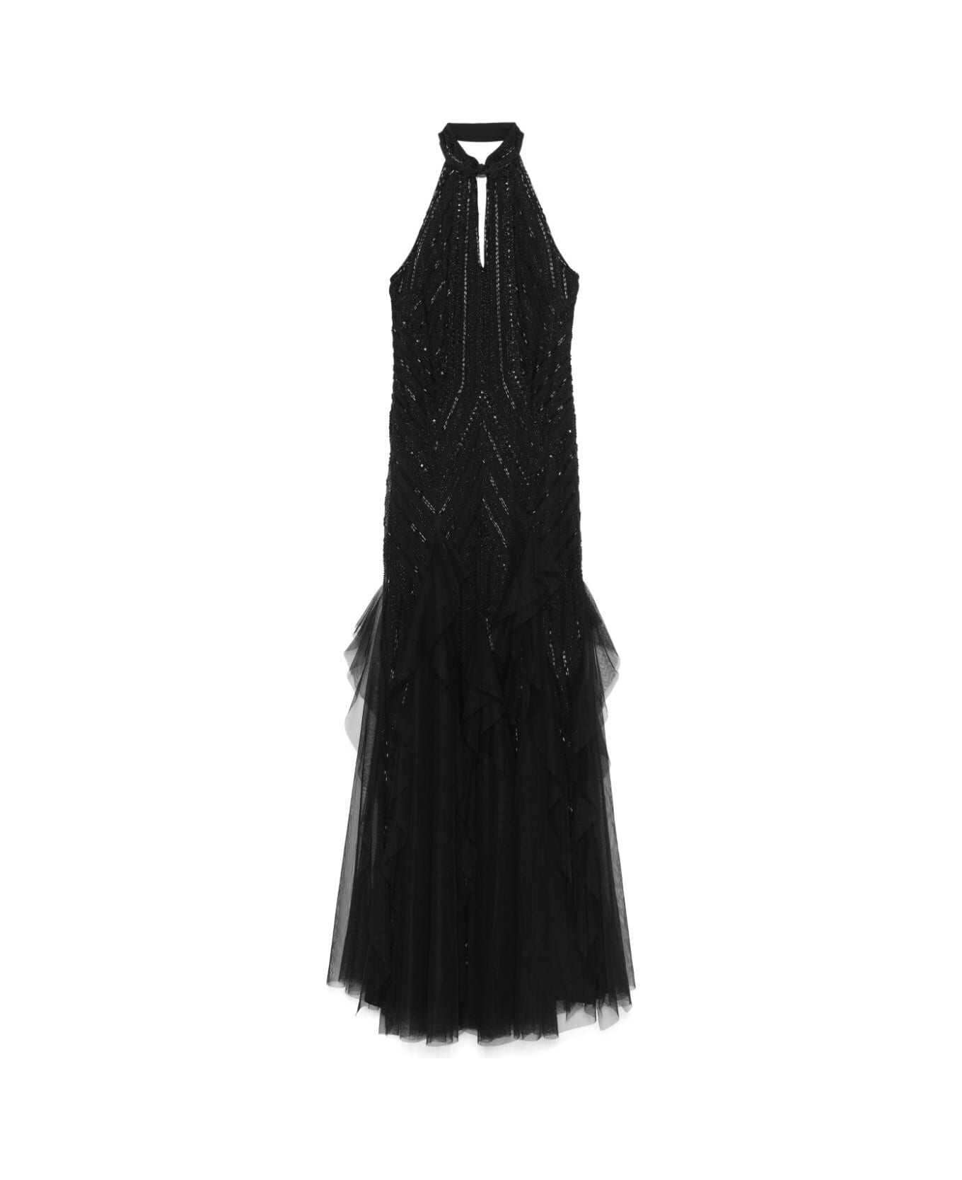 Ralph Lauren Pinette Sleeveless Gown - Black