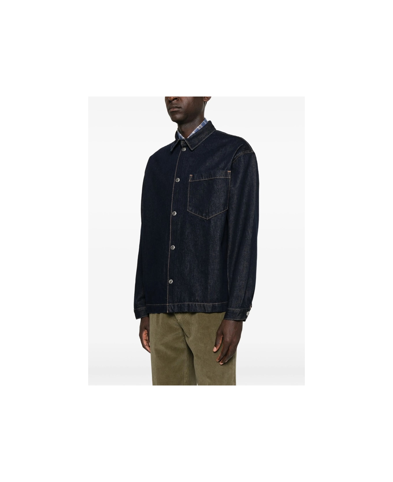 7 For All Mankind Shirt - BLUE