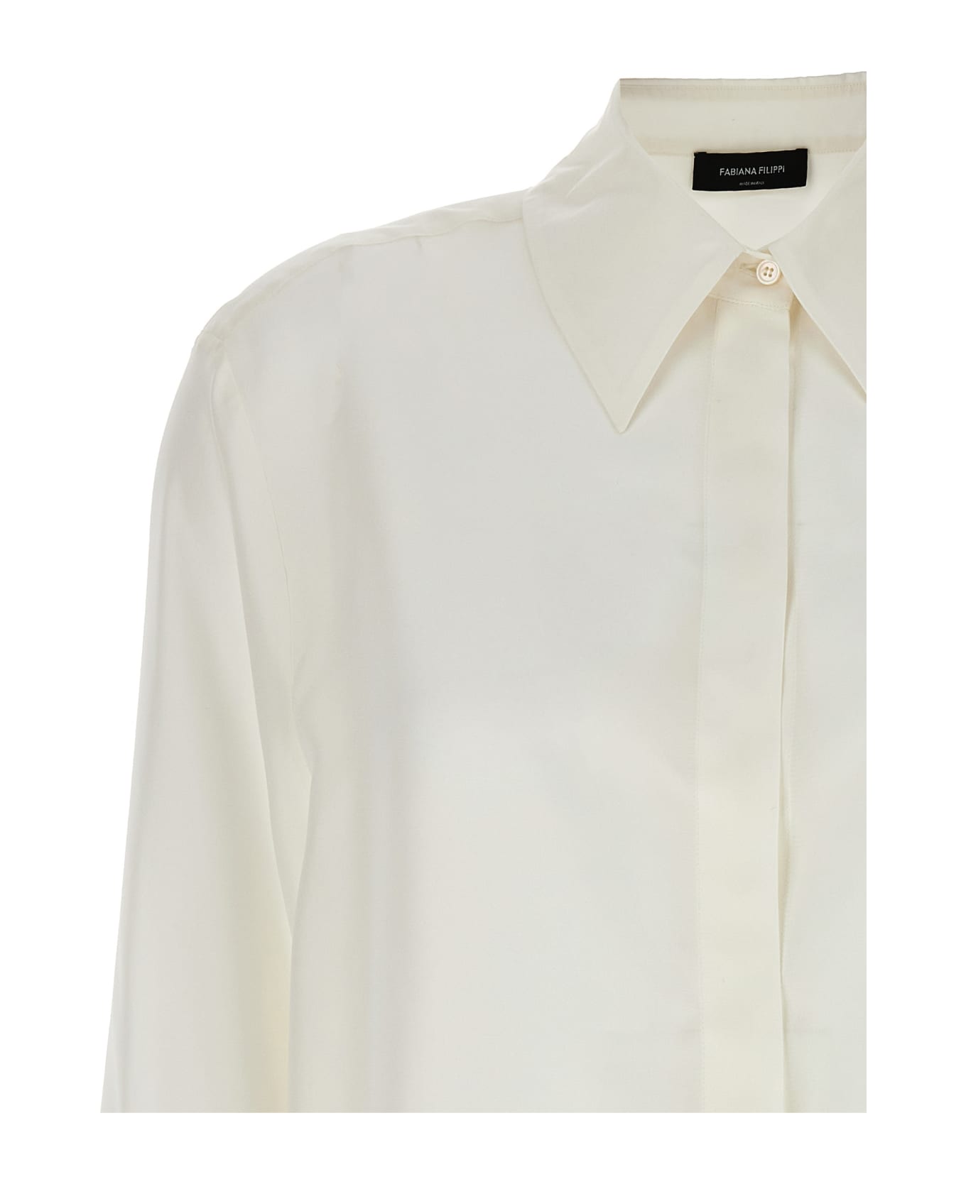 Fabiana Filippi Silk Shirt - White