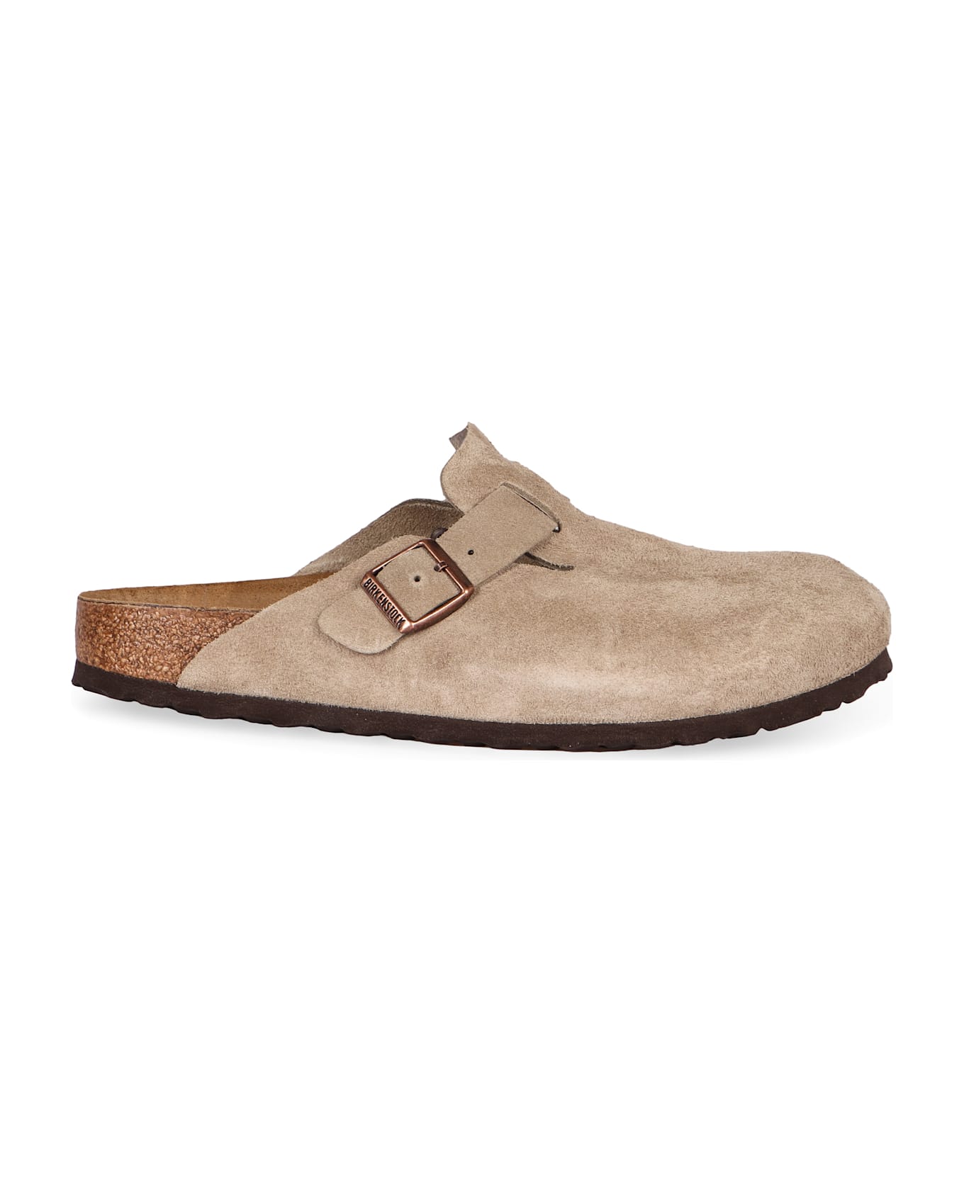 Birkenstock Boston Suede Mules - NEUTRALS