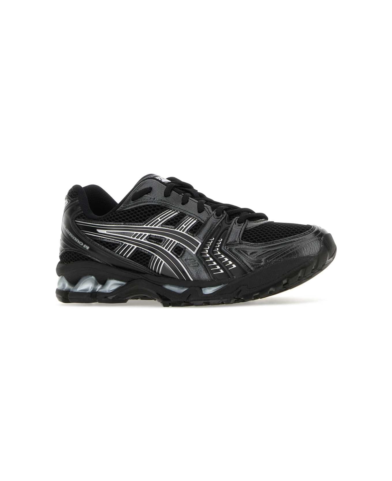 Asics Multicolor Mesh And Rubber Gel-kayano 14 Sneakers - BLACKPURESILVER