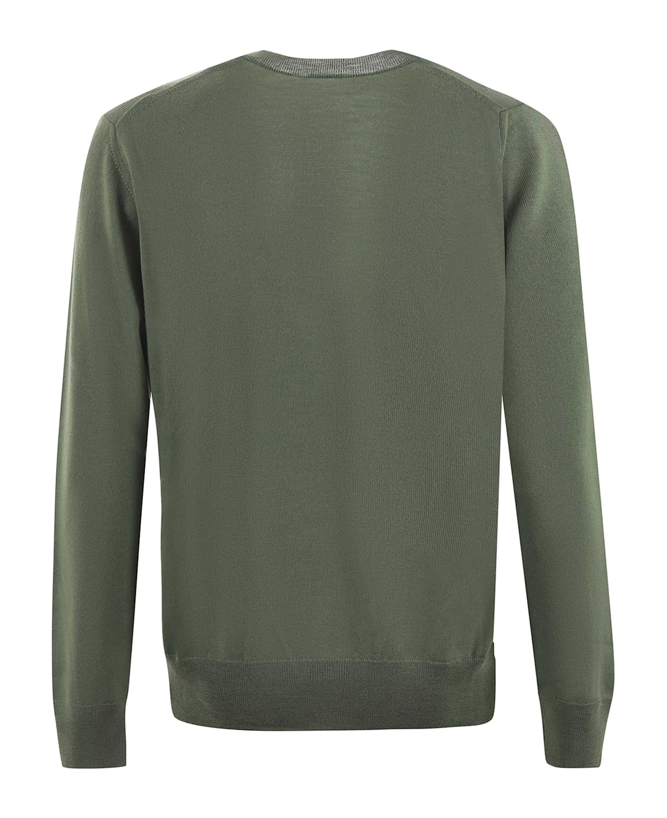 Etro Pegaso Embroidered Crewneck Jumper - Green