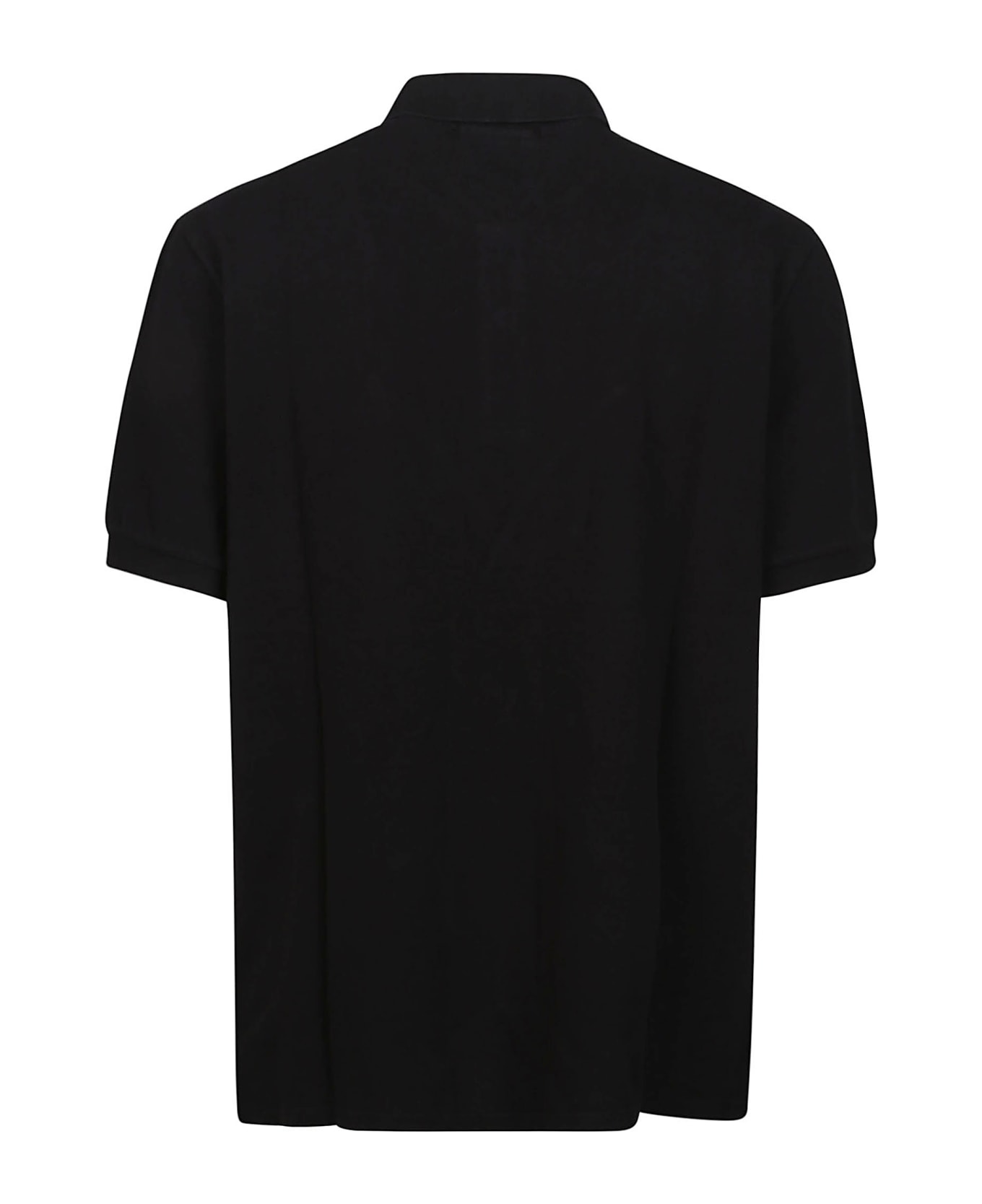 C.P. Company 24/1 Piquet Gament Dyed Short Sleeve Polo Shirt - Black