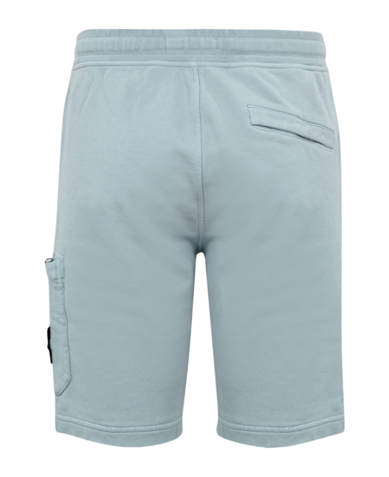 Stone Island Fleece Bermuda Shorts - Sky blue
