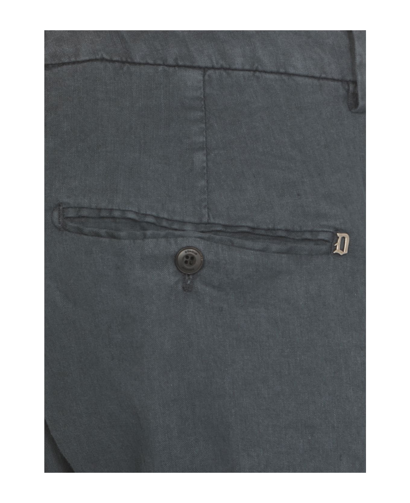 Dondup Linen Pants - Blue