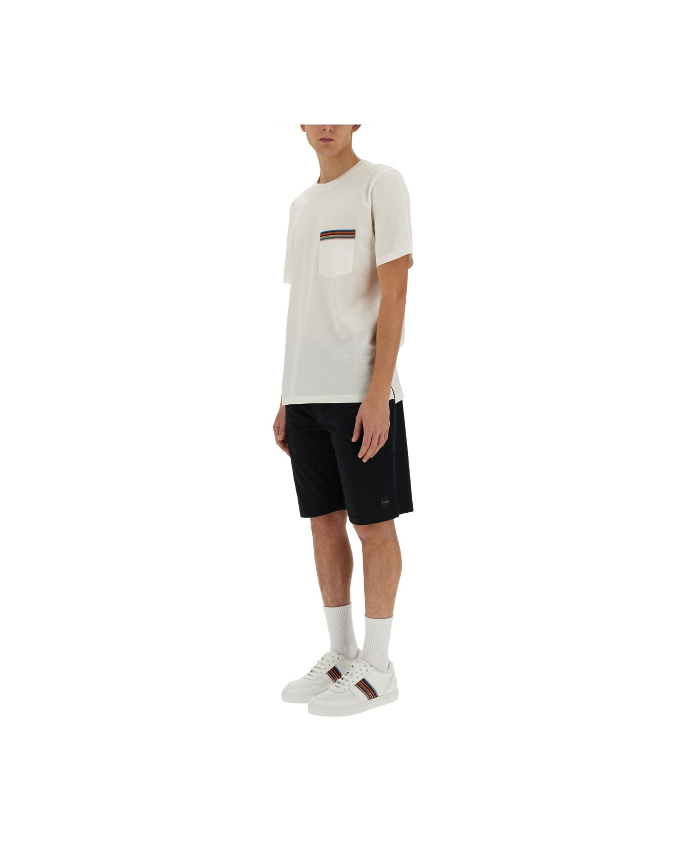 Paul Smith T-shirt With Logo - WHITE